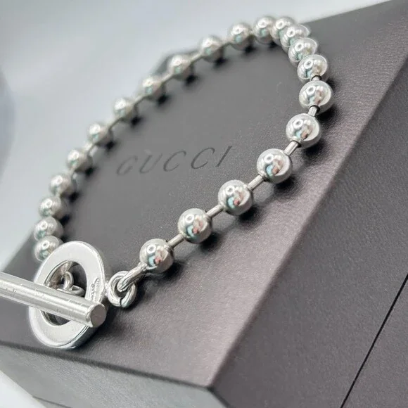 Gucci Sterling Silver Ball Chain #234607G11B - Picture 5 of 11